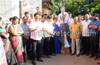 BJP staged protest against EX-Pak crickter Miandad for abusing PM Modi